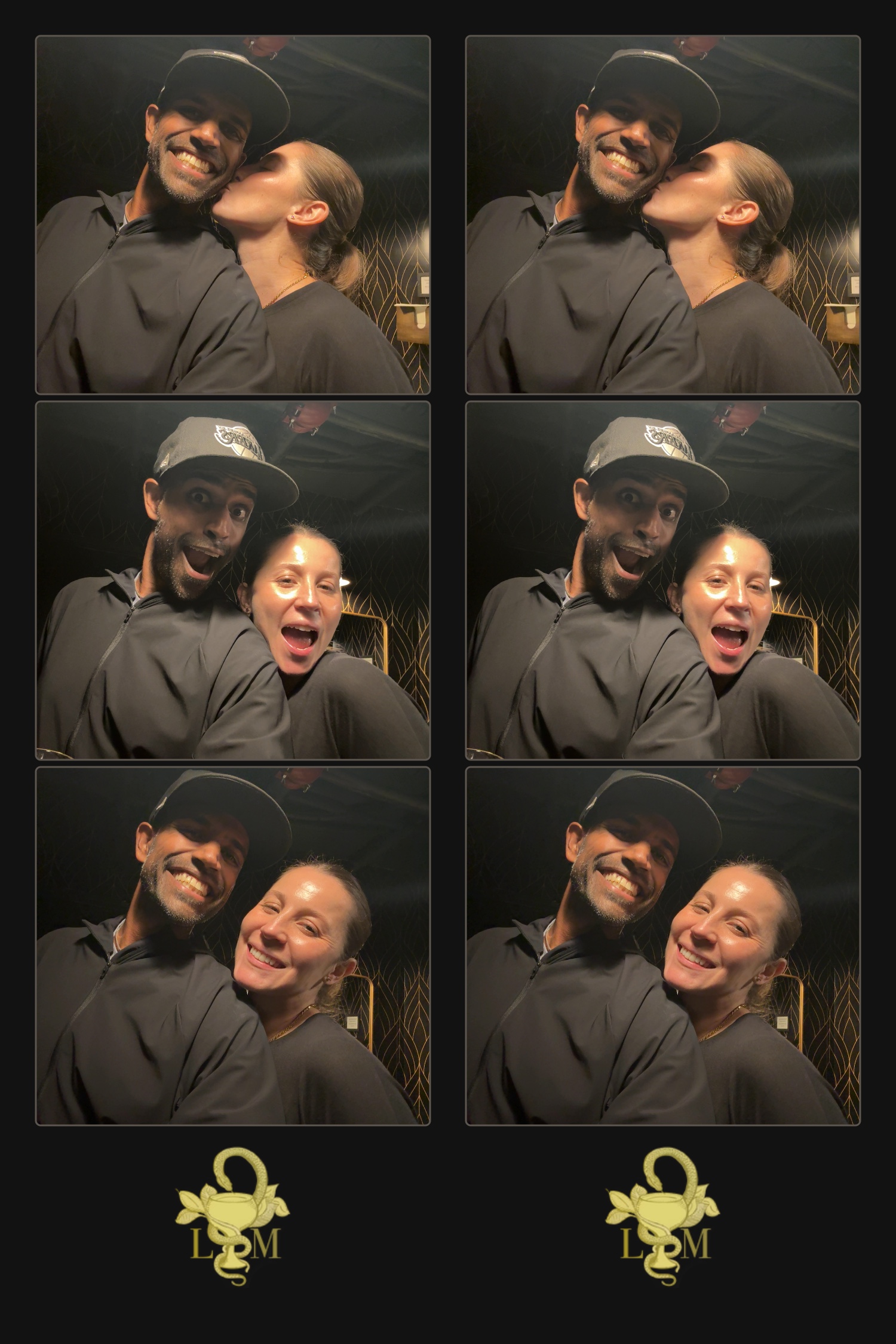 Friends together at a bar